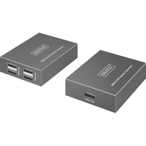 Digitus DA-73120 USB-A, USB 2.0, RJ45 USB extender přes síťový kabel RJ45 150 m