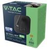 V-TAC VT-80068-B 240036 lampička na noční stolek LED LED 8 W teplá bílá Energetická třída (EEK2021): F (A - G) Just Black