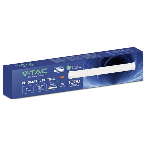 V-TAC SMD LED Energetická třída (EEK2021): F (A - G) LED 10 W = 1000 W teplá bílá (Ø x v) 300 mm x 24 mm 1 ks