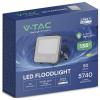 V-TAC VT-4455 232166 venkovní LED reflektor Energetická třída (EEK2021): D (A - G) 50 W Barvy světla (LED svítidlo): denní bílá