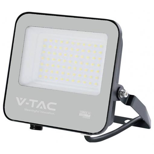 V-TAC VT-4455 232166 venkovní LED reflektor Energetická třída (EEK2021): D (A - G) 50 W Barvy světla (LED svítidlo): denní bílá