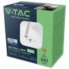 V-TAC VT-80068-W 240026 lampička na noční stolek LED LED 8 W teplá bílá Energetická třída (EEK2021): F (A - G) přírodní bílá