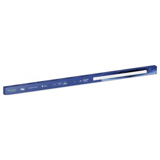 V-TAC SMD LED Energetická třída (EEK2021): E (A - G) LED 50 W = 6000 W bílá (Ø x v) 1466 mm x 24 mm 1 ks