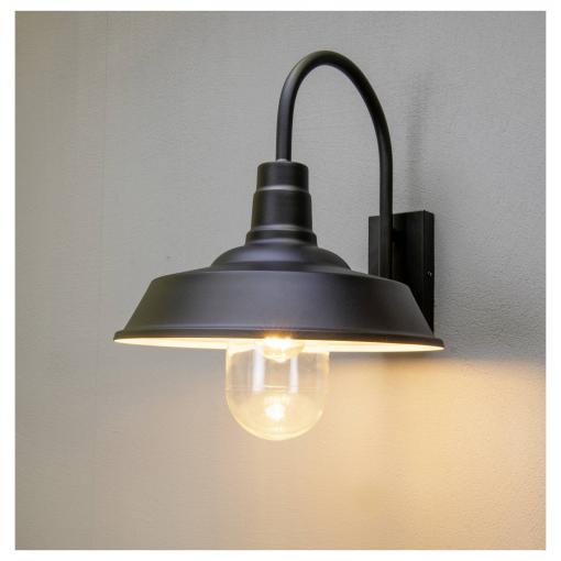 Konstsmide Trapani 7354-750 venkovní nástěnné osvětlení E27 20 W černá
