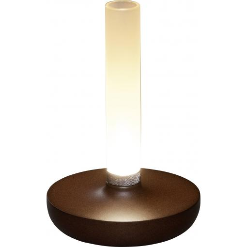 Konstsmide 7827-973 Biarritz Akumulátorová stolní LED lampa teplá až studená bílá rezavá