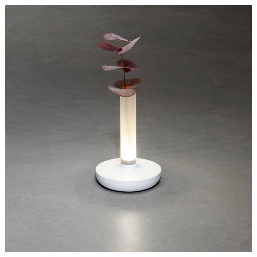 Konstsmide 7827-253 Biarritz Akumulátorová stolní LED lampa bílá