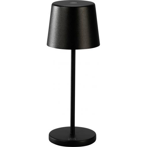 Konstsmide 7887-750 Vence Mini Akumulátorová stolní LED lampa černá