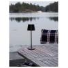 Konstsmide 7888-750 Vence Akumulátorová stolní LED lampa černá