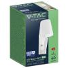 V-TAC VT-80062-W 240006 lampička na noční stolek LED LED 2 W teplá bílá Energetická třída (EEK2021): G (A - G) přírodní bílá