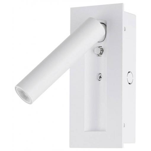 V-TAC VT-88061-W 239986 lampička na noční stolek LED LED 2 W teplá bílá Energetická třída (EEK2021): G (A - G) přírodní bílá