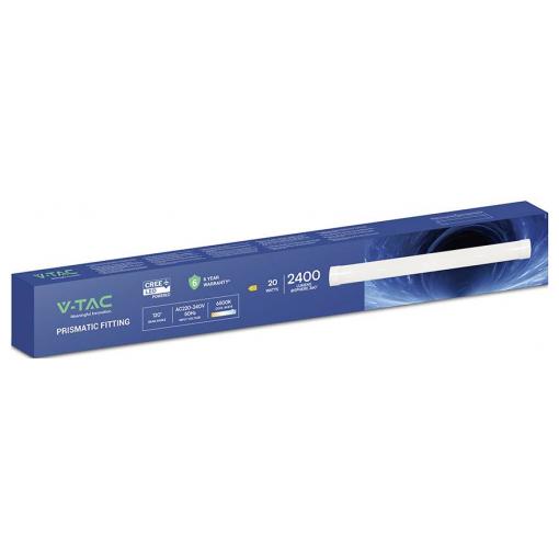 V-TAC SMD LED Energetická třída (EEK2021): E (A - G) LED 20 W = 2400 W bílá (Ø x v) 566 mm x 24 mm 1 ks