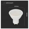 V-TAC 218796 SMD LED Energetická třída (EEK2021) F (A - G) GU10 10 W = 70 W denní bílá 1 ks