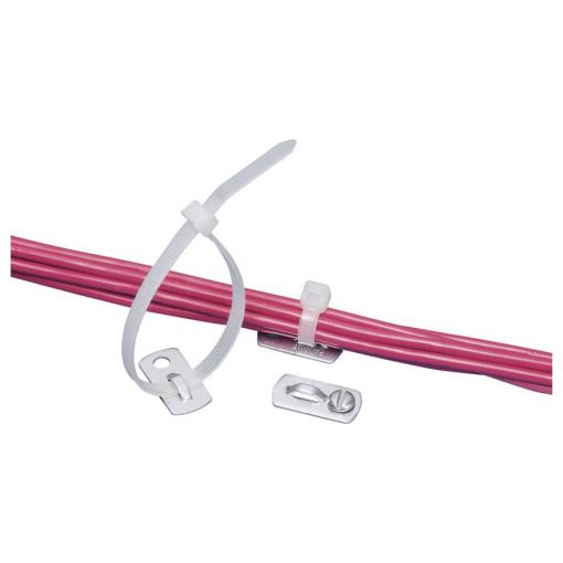 Panduit Cable Tie Mount úchytka pro stahovací pásek šroubovací, nýtování MBMS-S10-CY Průměr kabelového svazku (rozsah) 127 mm (max) bezbarvá 1 ks
