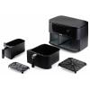 DOMO AIRFRYER DOUBLE FRY ZONE 3 + 6 L fritéza, 9 l, 2850 W, 2 grilovací zóny, černá