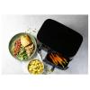 DOMO AIRFRYER DOUBLE FRY ZONE 3 + 6 L fritéza, 9 l, 2850 W, 2 grilovací zóny, černá