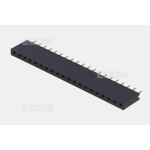 Dutinková lišta DS1023-1X20S21, 1řadá × 20, rozteč 2,54 mm