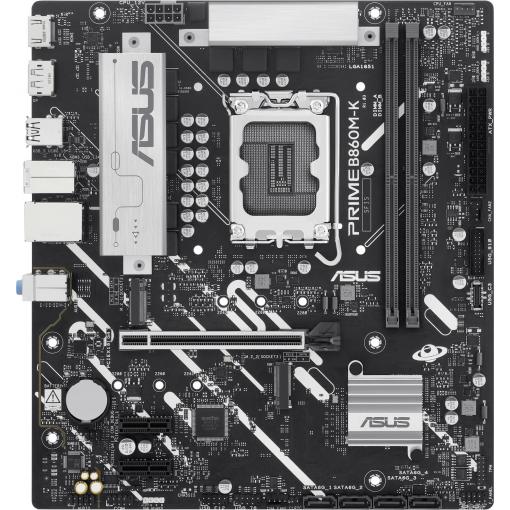 Asus PRIME B860M-K Základní deska Socket (PC) Intel® 1851 Tvarový faktor Micro-ATX Čipová sada základní desky Intel® B860