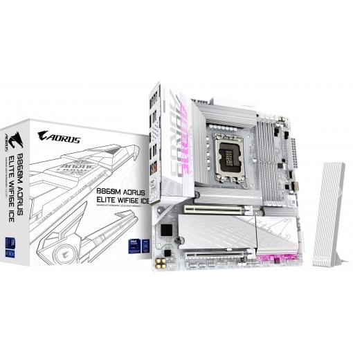 Gigabyte B860M A ELT WF6E ICE LGA1851 MB Základní deska Socket (PC) Intel® 1851 Tvarový faktor Micro-ATX Čipová sada základní desky Intel® B860