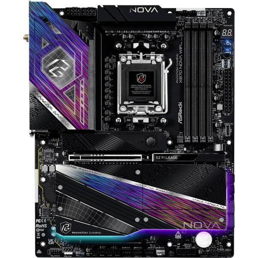 ASRock X870 Základní deska Socket (PC) AMD AM5 Tvarový faktor ATX Čipová sada základní desky AMD® X870