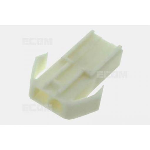 Zásuvka konektoru TER1069, 1×02, RM 4,5 mm, bílá