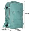 Cestovní batoh 45 × 30 cm, zelený, polyester Oxford 420D