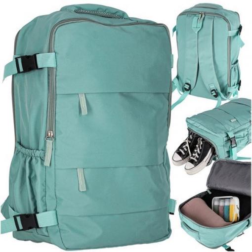 Cestovní batoh 45 × 30 cm, zelený, polyester Oxford 420D