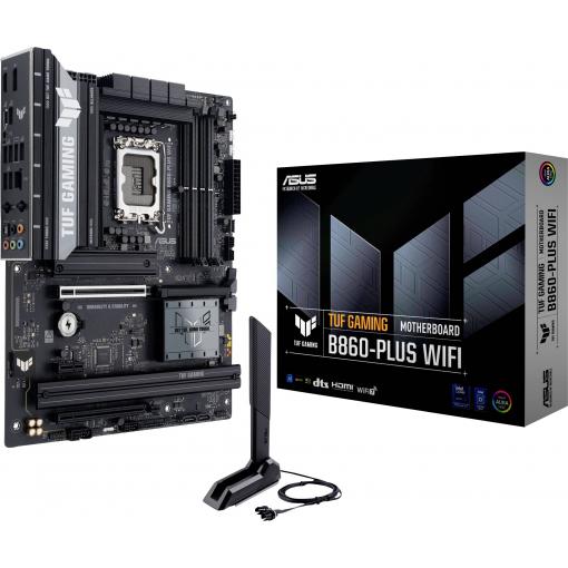 Asus TUF GAMING B860-PLUS WIFI Základní deska Socket (PC) Intel® 1851 Tvarový faktor ATX Čipová sada základní desky Intel® B860