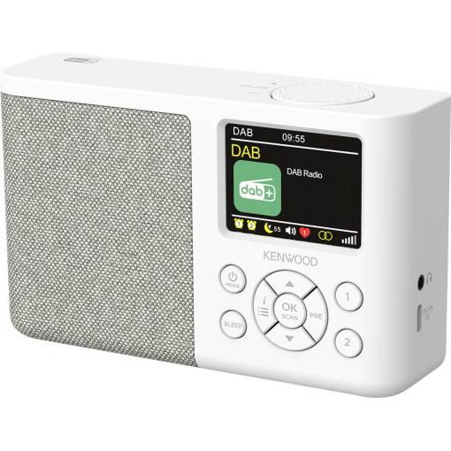 Kenwood CR-M33DAB CR-M33DAB stolní rádio, DAB+, FM, DAB+, FM, bílá