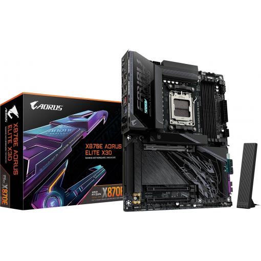 Gigabyte X870E AORUS ELITE X3D Základní deska Socket (PC) AMD AM5 Tvarový faktor ATX Čipová sada základní desky AMD® X870E