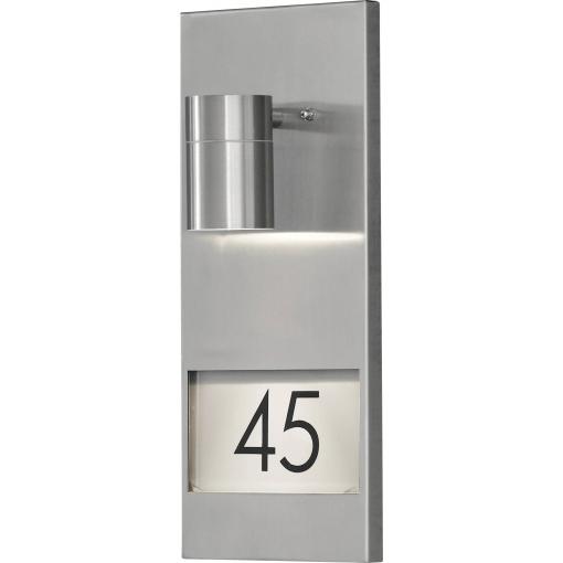 Konstsmide Modena 7655-000 osvětlení čísla domu GU10 35 W nerezová ocel
