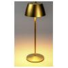 Konstsmide 7840-801 Eze Akumulátorová stolní LED lampa zlatá (matná)