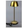 Konstsmide 7840-801 Eze Akumulátorová stolní LED lampa zlatá (matná)