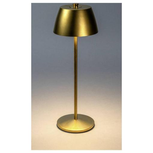Konstsmide 7840-801 Eze Akumulátorová stolní LED lampa zlatá (matná)