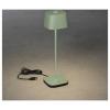 Konstsmide 7814-630 Capri Akumulátorová stolní LED lampa zeleno-šedá