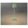 Konstsmide 7814-630 Capri Akumulátorová stolní LED lampa zeleno-šedá