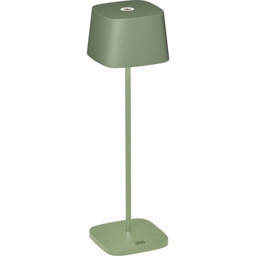 Konstsmide 7814-630 Capri Akumulátorová stolní LED lampa zeleno-šedá