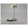 Konstsmide 7839-630 Menton Akumulátorová stolní LED lampa zeleno-šedá