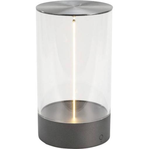 Konstsmide 7848-370 Edison M Akumulátorová stolní LED lampa tmavě zelená