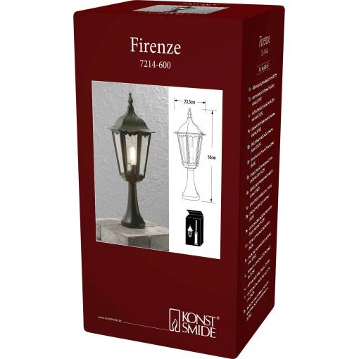 Konstsmide 7214-600 Firenze LED světlo do objímky E27 100 W zelená