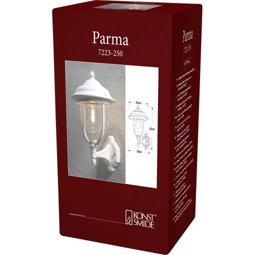 Konstsmide Parma 7223-250 venkovní nástěnné osvětlení E27 75 W bílá