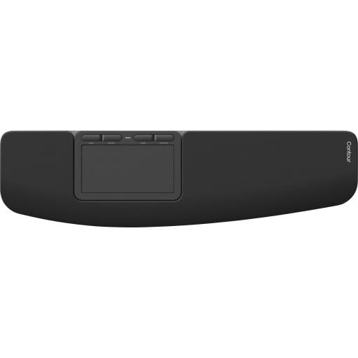Contour Contour Touch Ergonomic Touchpad wireles klávesnice, přenos bezdrátový, 4 tlačítko, černá