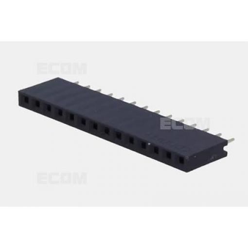 Dutinková lišta DS1023-1X14S21, 1řadá × 14, rozteč 2,54 mm