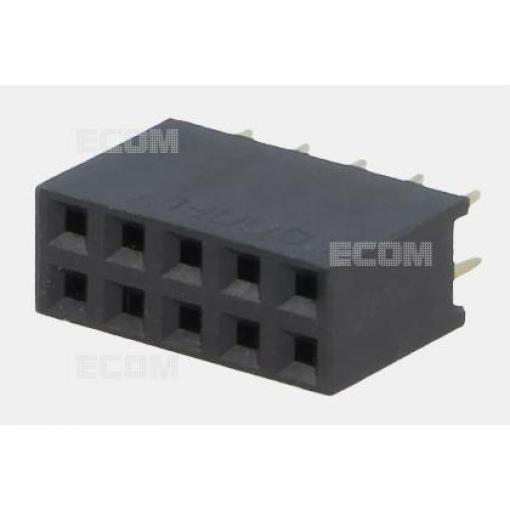 Dutinková lišta DS1023-2X5SF11, 2řadá × 5, 8,5 mm, 180°