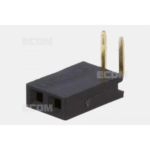 Dutinková lišta DS1024-1X2R2, 8,5 mm, 1řada × 2 kontakty, 90°