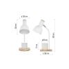 Lampa stolní EMOS Z7640W Poppy
