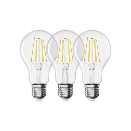 Žárovka Filament LED E27 5,9W bílá přírodní EMOS ZF5D43.3 sada 3ks