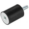 TRU COMPONENTS gumový doraz TC-NT30-40-43A Tvrdost 43 Shore a Maximální statické zatížení 31 kg