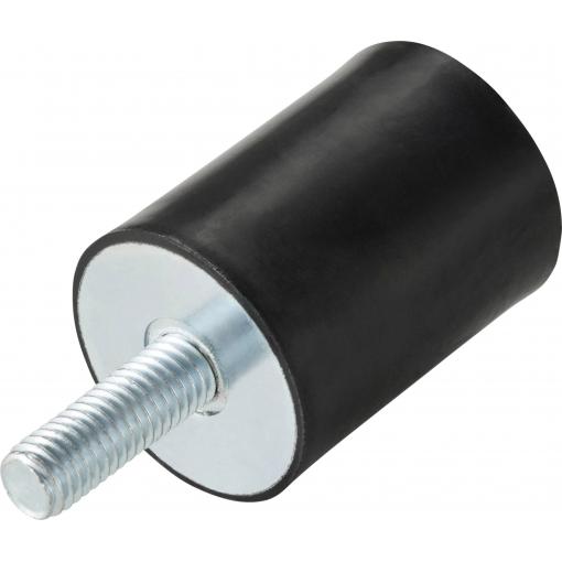 TRU COMPONENTS gumový doraz TC-NT30-40-43A Tvrdost 43 Shore a Maximální statické zatížení 31 kg