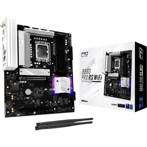 ASRock B860 Pro RS Wifi Základní deska Socket (PC) Intel® 1851 Tvarový faktor ATX