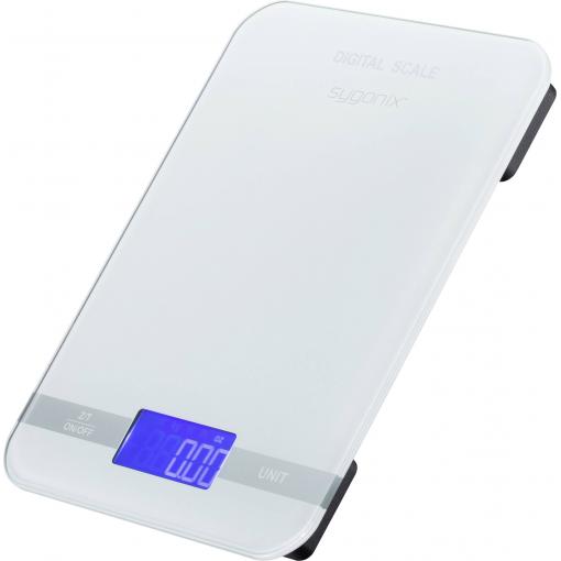 Sygonix digitální kuchyňská váha digitální Max. váživost=5 kg mléčné sklo 165 x 220 x 20